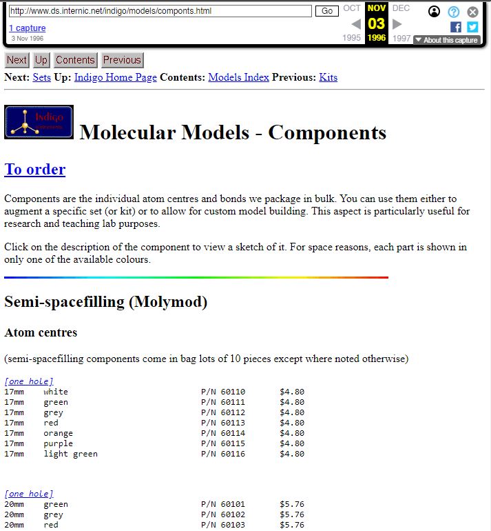 Wayback Molymod 1996