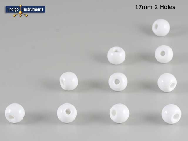 2 Hole Linear White Atom