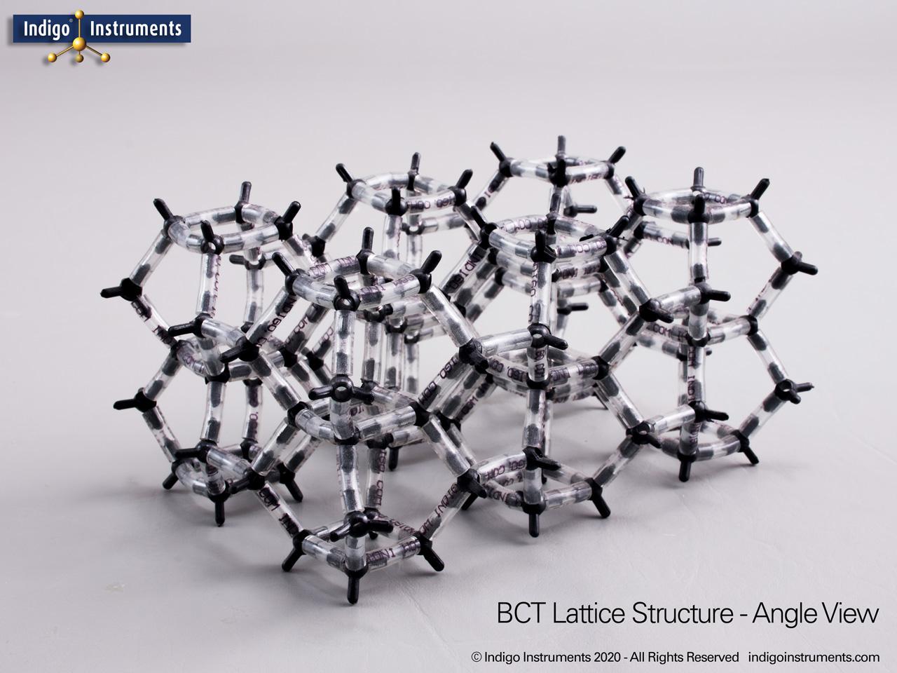 BCT Carbon Lattice Structure Molecular Model