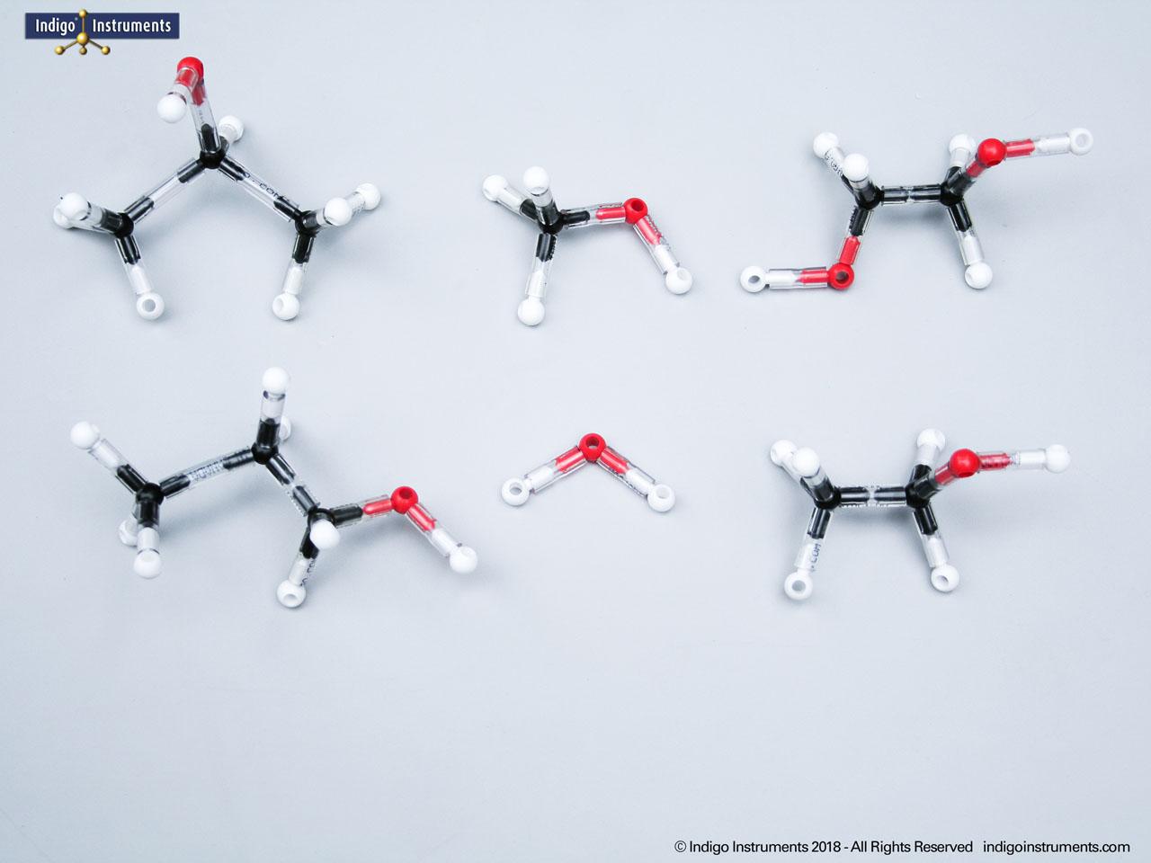 Alcohol Functional Group Structure Models