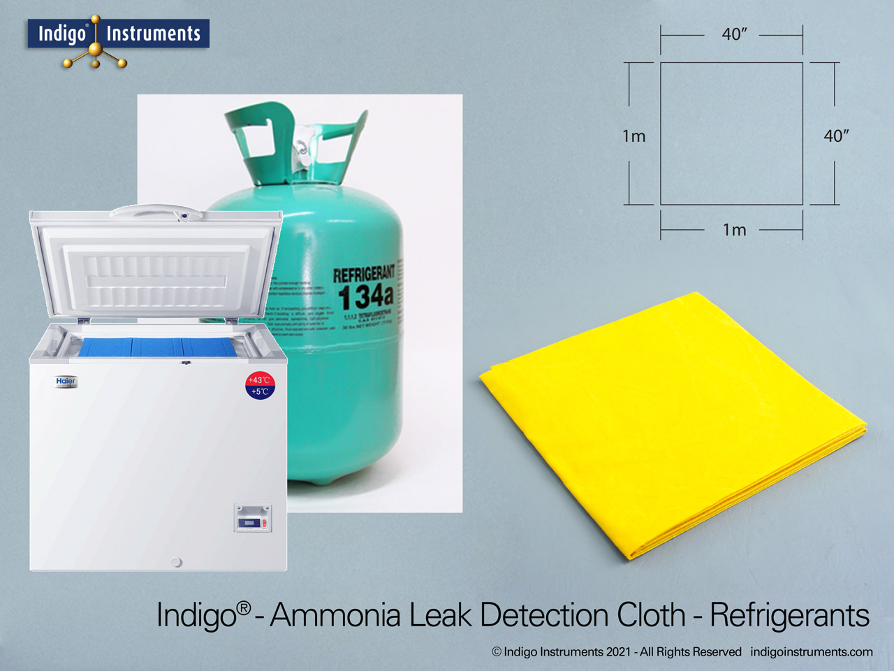 Ammonia Refrigerant Pipe Leak Detection