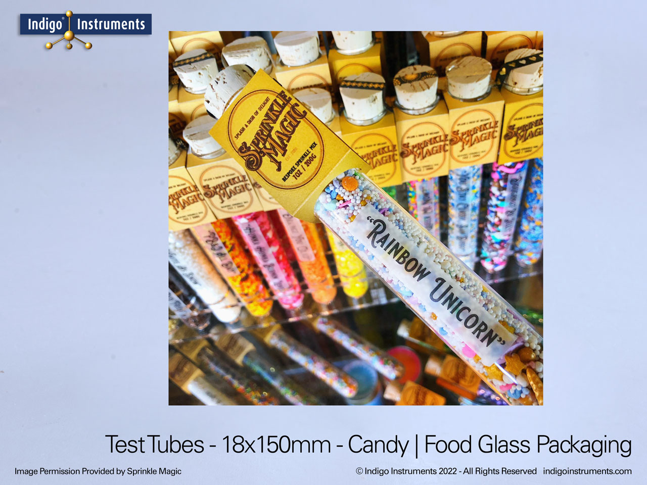 Candy Sprinkler Test Tube Holder