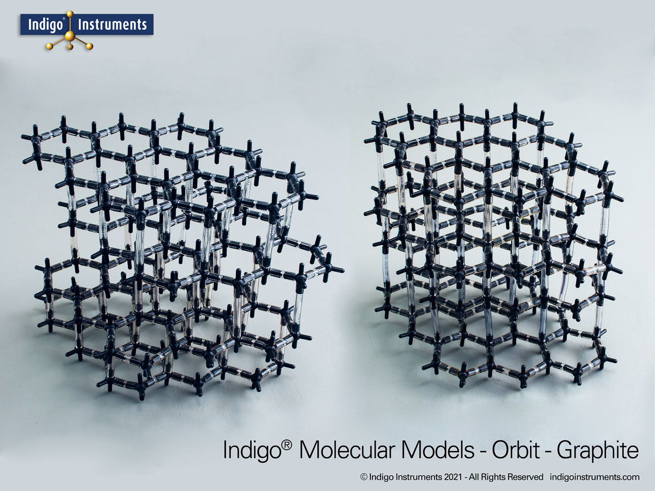 Graphite Crystal Lattice Structure Model