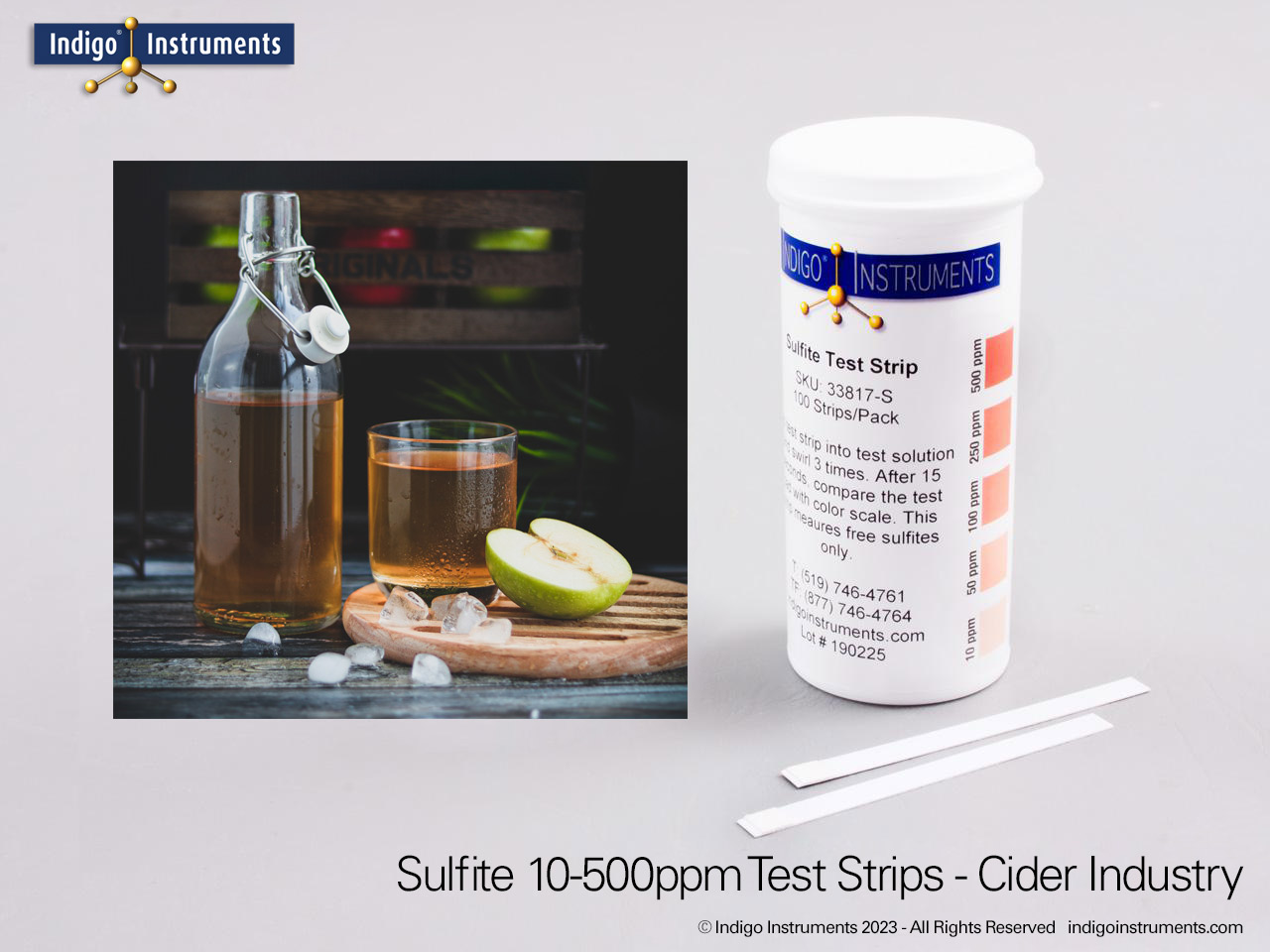 Cider Sulphite Preservative Test Strips