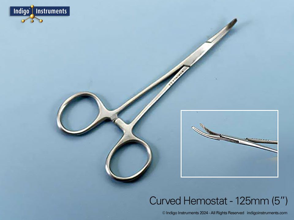 Curved Hemostat 125mm/5"