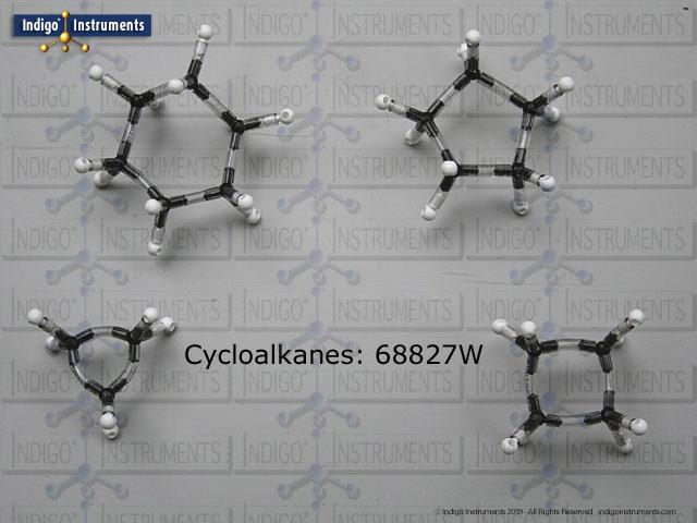 Cycloalkane Structure Molecular Models