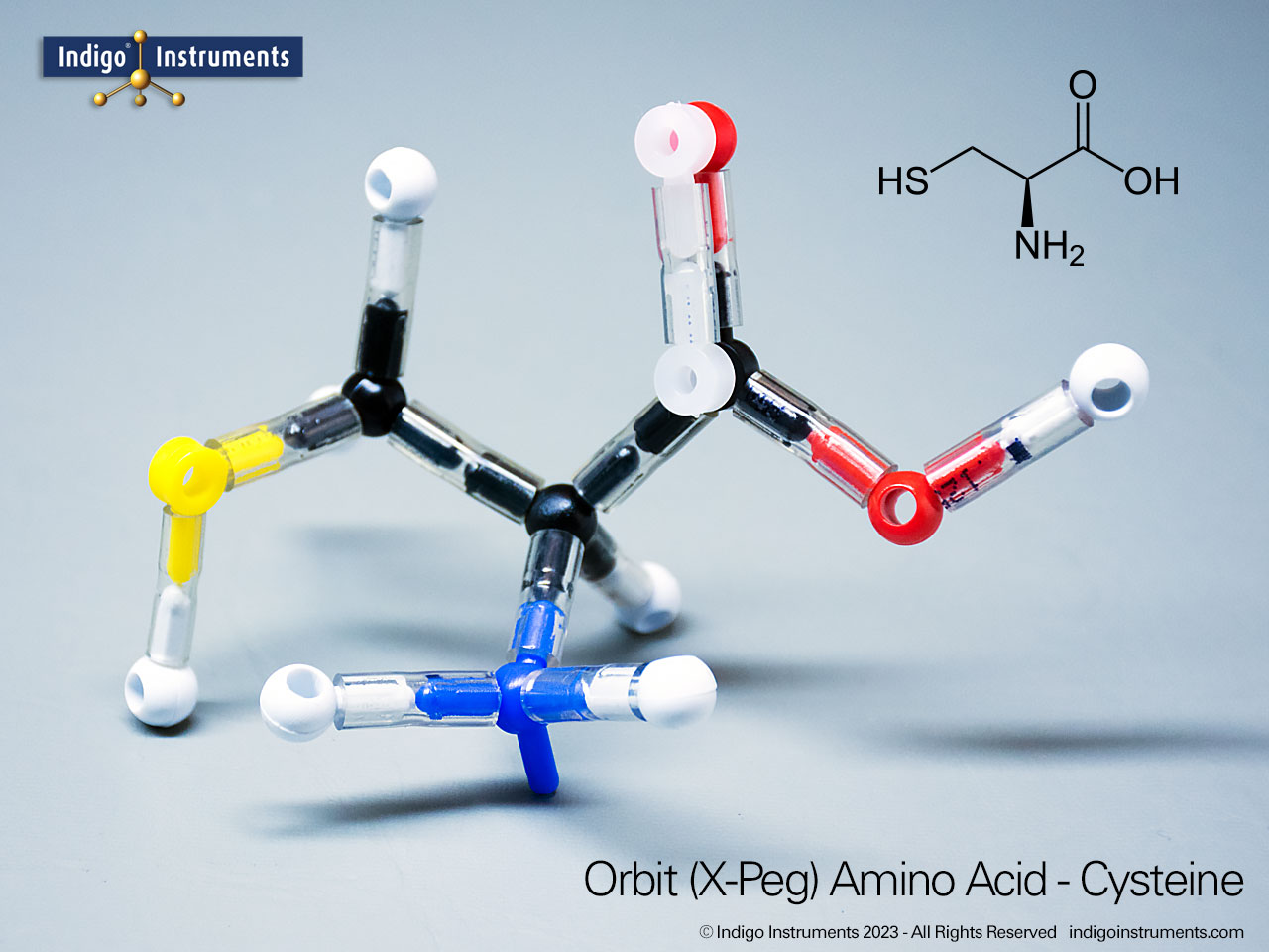 Cysteine Amino Acid Molecular Structure