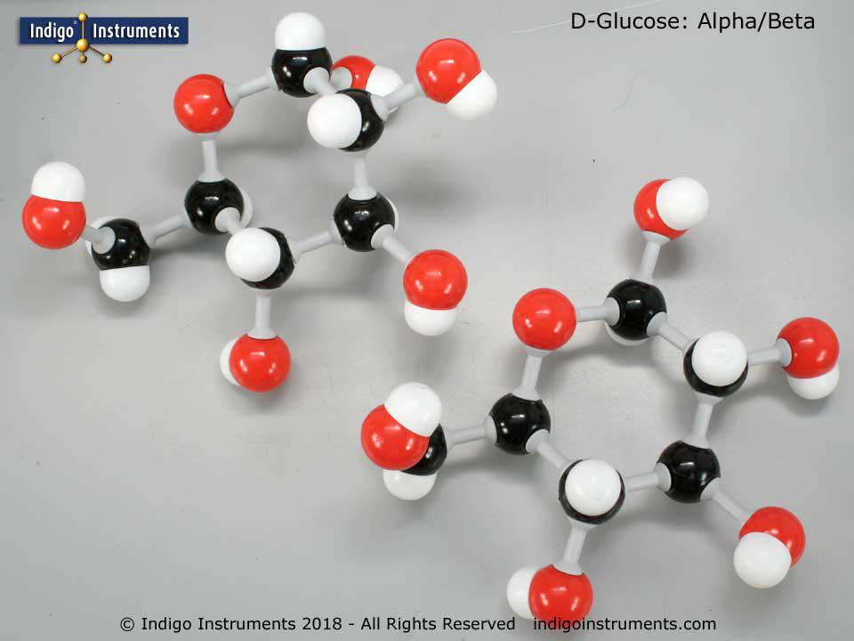 D-Glucose Sugar Molecule Structure