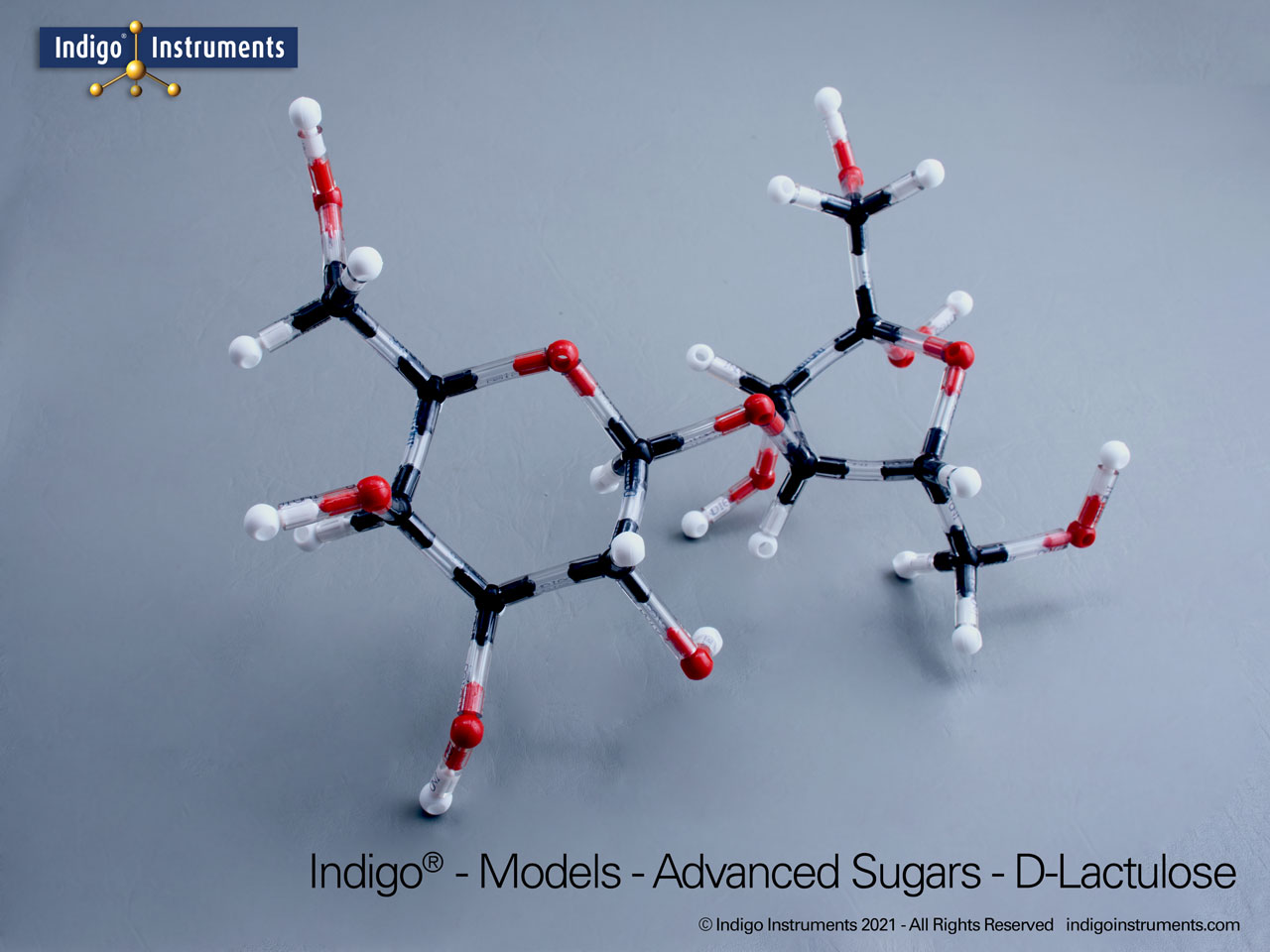 Lactulose Disaccharide Structure Model