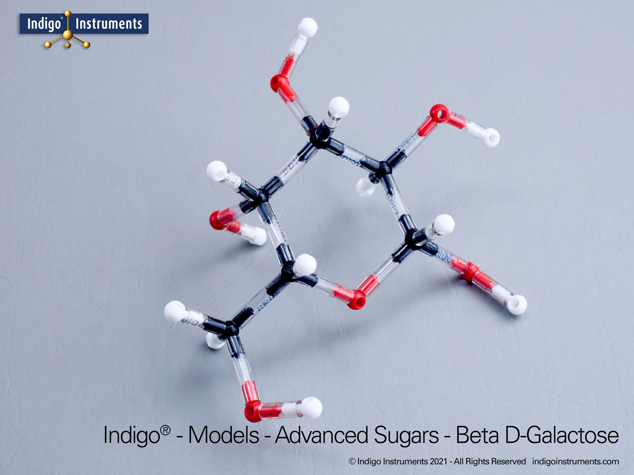 Galactose Pyranose Molecule Structure