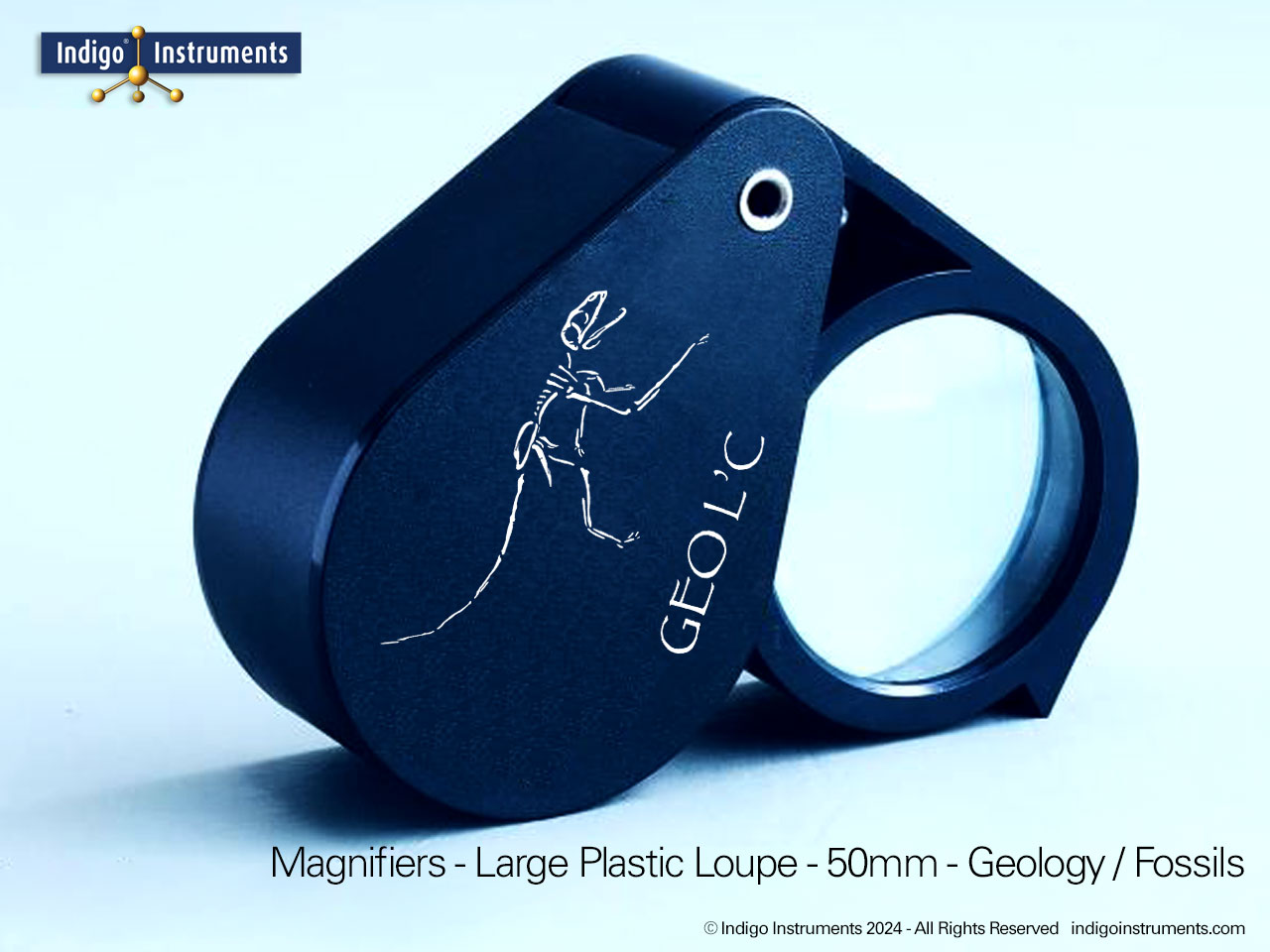 Fossil Digsite Large Lens Magnifier Loupe