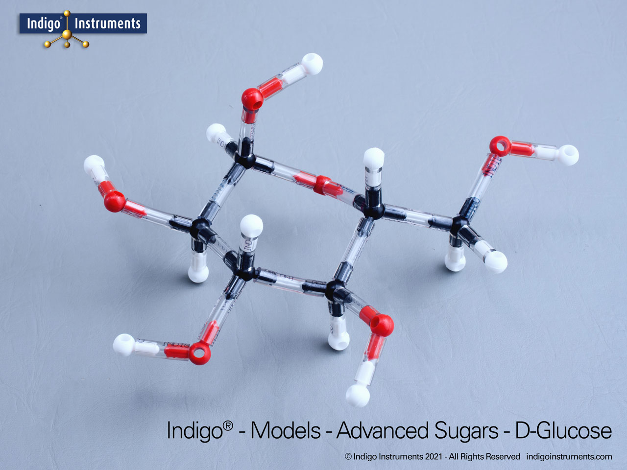 D-Glucose Furanose Molecule Structure