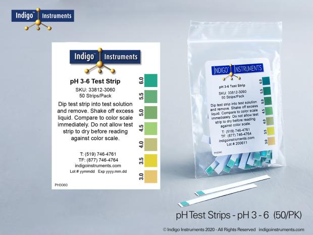 pH Litmus Test Strips for Acid Base Testing