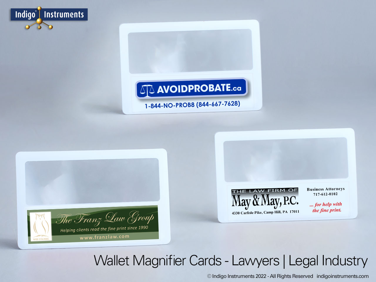 Wallet Magnifier Law Firm Promotional Item