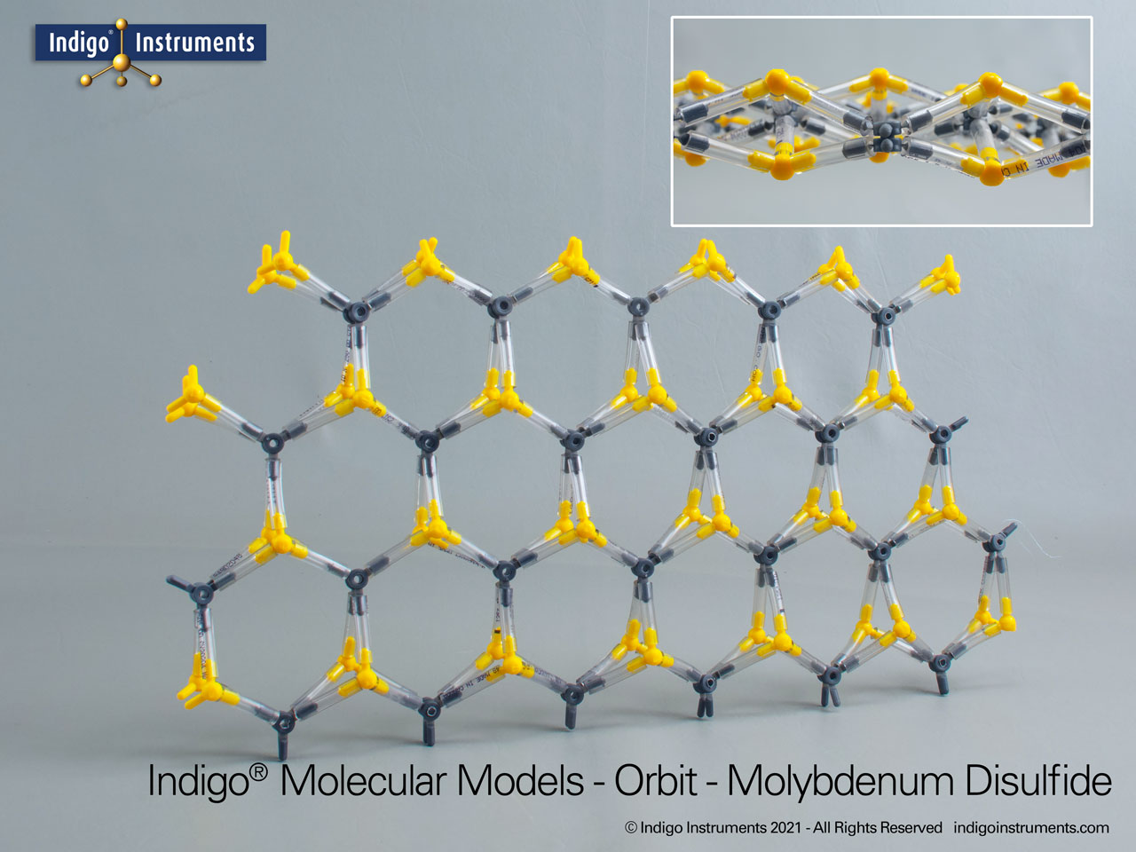 Molybdenum Disulfide Structure Model