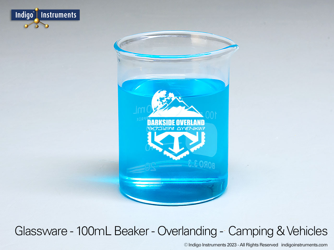 Off Road Adventure Branded Glass Beaker