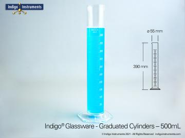 Graduated Glass Measuring Cylinders for Chemistry Lab, Sizes 10-250ml ...