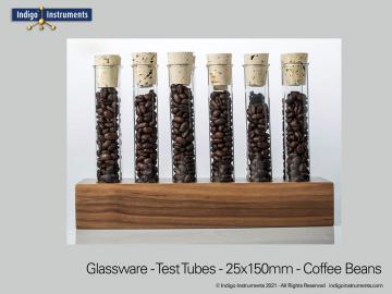 Glass Test Tube 25x150mm, Rounded Rim, 50ml 1.7oz