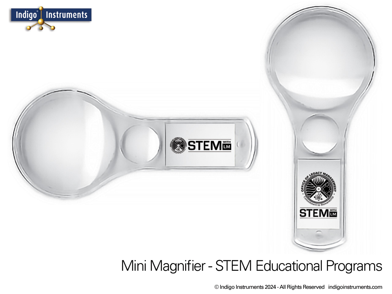 STEM Camp DOE Branded Education Magnifier