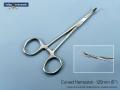 Forceps, Halstead Mosquito curved, 125mm (5"), stainless