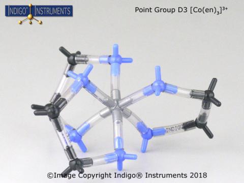 D3h Point Group Symmetry PCl5 Molecule Model.